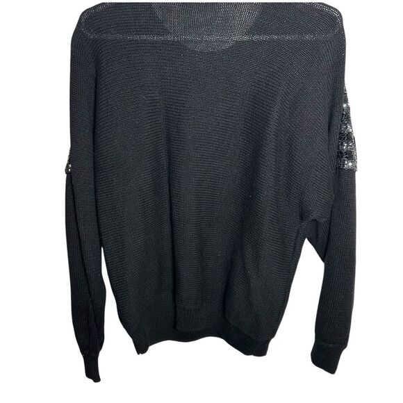 Vintage Margo black sequins and beaded sweater. Great condition. Size M/L - Picture 6 of 11